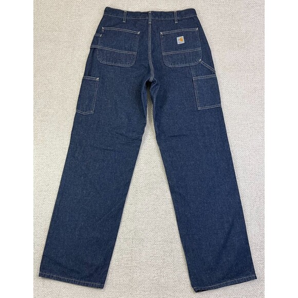 Carhartt FR Jeans Men's 33x34 Original Fit Flame Resistant Utility Workwear Blue - Picture 3 of 12